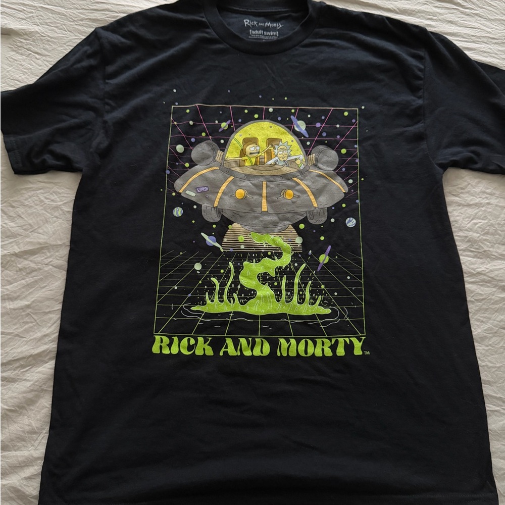 Rick and Morty Black Graphic T-Shirt